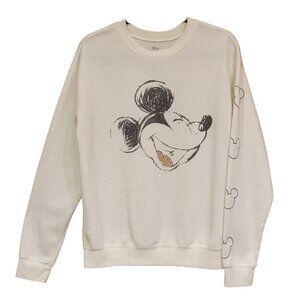 Disney Mickey Mouse Cartoon Graphic Sweatshirt Size M NEW